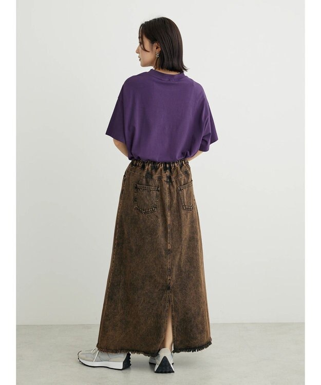 Green Parks ブロックロゴオーバーサイズＴシャツ Purple