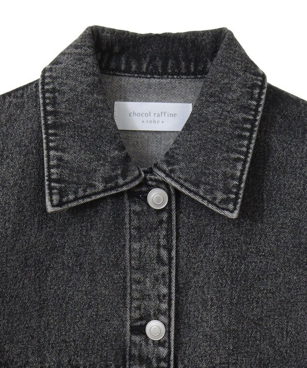 Green Parks ＢＩＧシルエットＧジャン Black