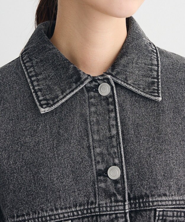 Green Parks ＢＩＧシルエットＧジャン Black