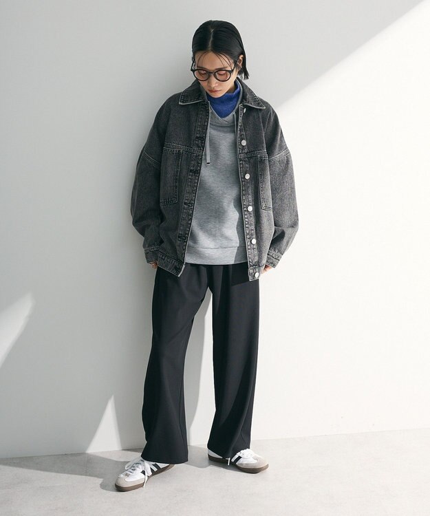 Green Parks ＢＩＧシルエットＧジャン Black