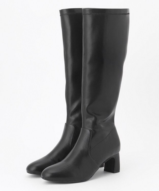 ANY SIS 美シルエット ロングブーツ ブラック