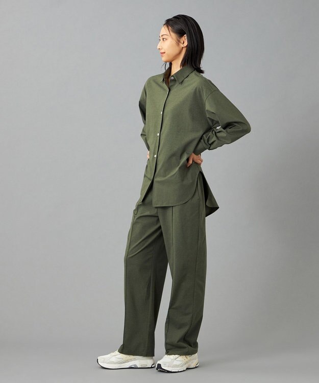 Chacott Chacott BALANCE EasyCare+ ストレートパンツ カーキ