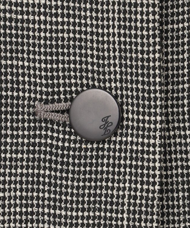 自由区 L 【洗える】ライトカラミミドル丈 ジレ モノトーン