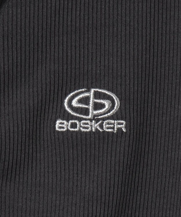 WEGO 刺繍スキッパードロストT スミクロ