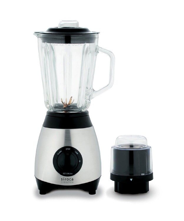 YAMATO テーブル＆キッチン 【siroca】ミル付きミキサー  シルバー  SJM-115 シルバー