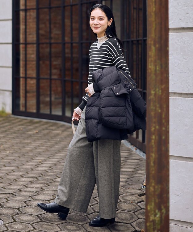 ANY L 【新色追加】シアーコンビタートル エクリュレース