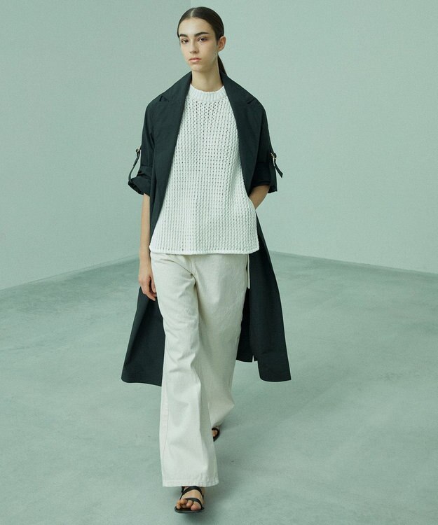 BEIGE， ORCHID / ロングコート Black