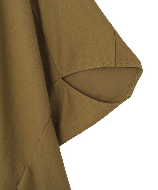 YECCA VECCA 異素材切替バックデザインプルオーバー Khaki