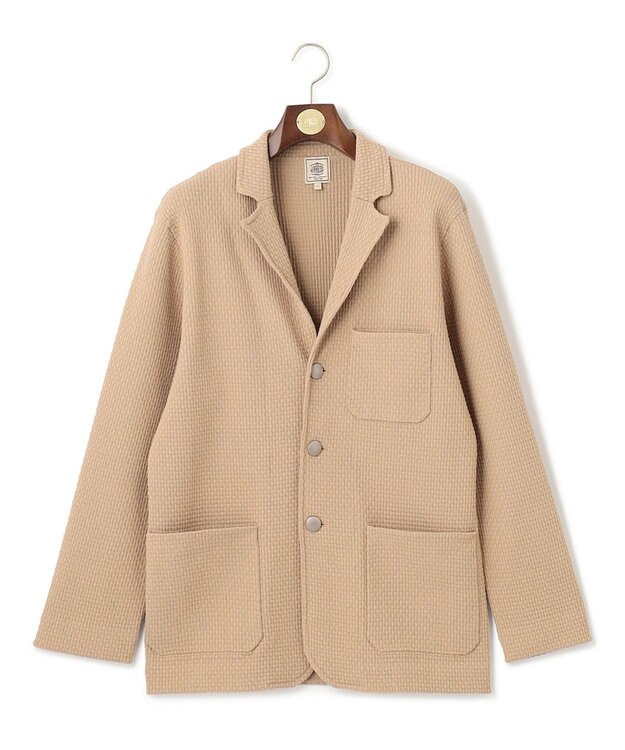 J.PRESS MEN 【High twist links】ニットブレザー ベージュ系