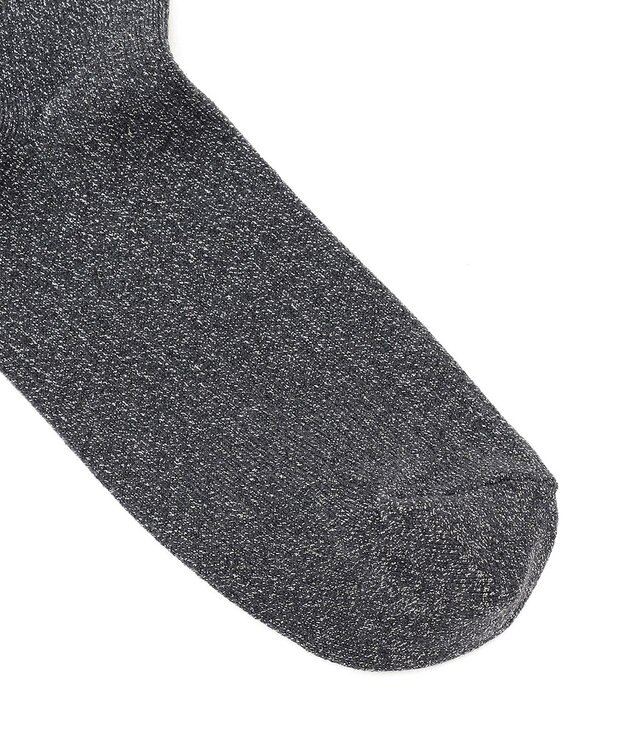 23区 ラメ クルーソックス グレー系