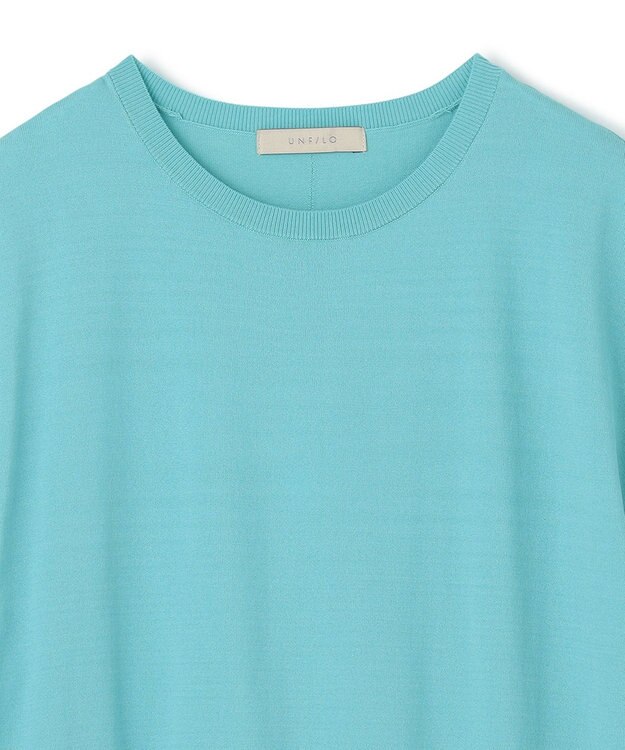 UNFILO スゴ機能 コンパクトニットT ターコイズブルー