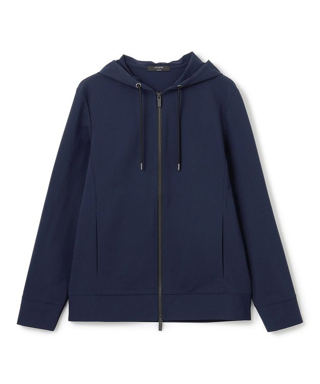 JOSEPH HOMME 新素材【水滴除去性/洗える/ストレッチ】 デューエイトタックジャージー   ジップアップパーカー ネイビー系