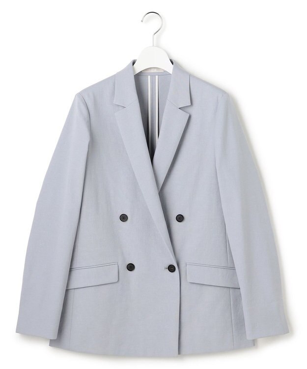 ICB 【先行予約】LooseWeave ダブルブレストジャケット ライトデニム