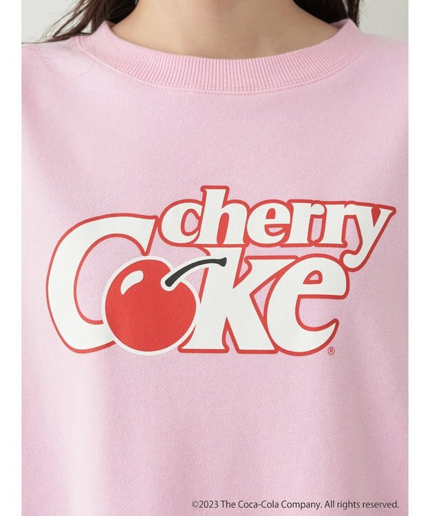 earth music&ecology 別注Ｃｈｅｒｒｙ　Ｃｏｋｅ「R」スウェット Light Pink