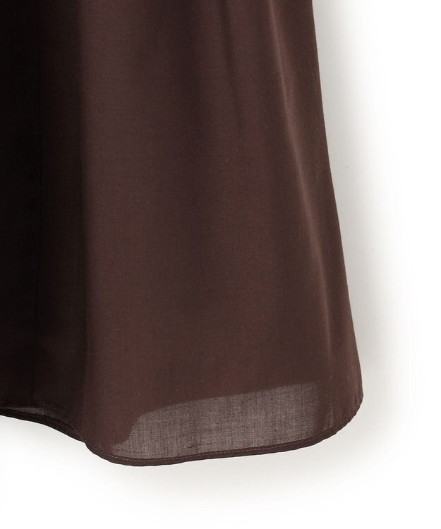 UNFILO エアリー ギャザースカート ブラウン