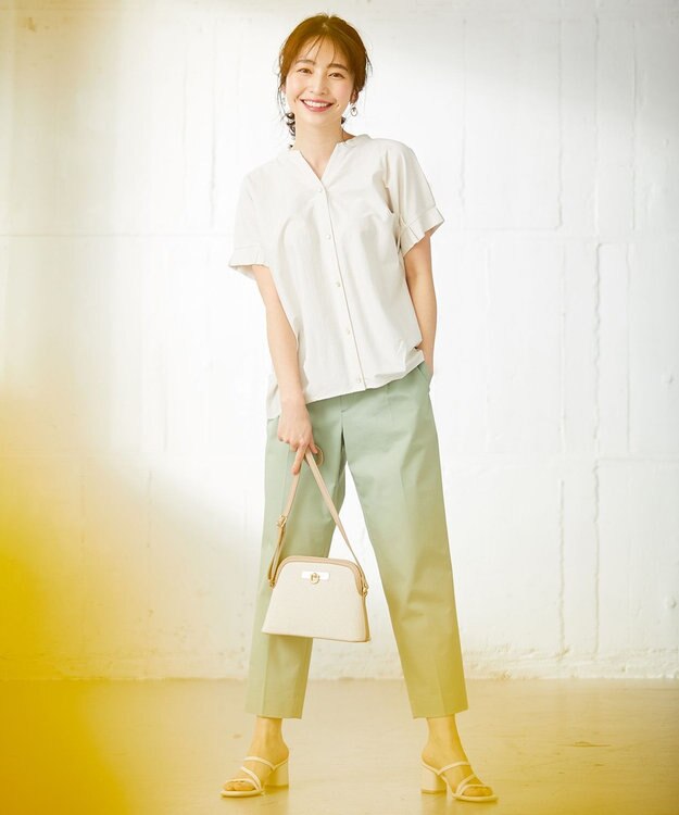 ANY SIS S 【UVケア】クールタッチミラクルガード テーパード パンツ ミント