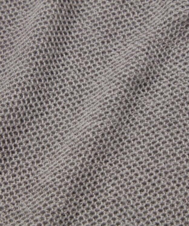 TOQUE 〈大草直子さんアドバイザー〉ベビーアルパカ×シルクハニカムニットトップス グレー