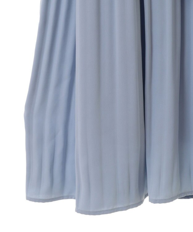 Green Parks ef-de プリーツワンピース Sax