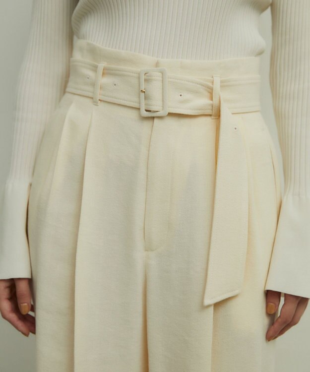 BEIGE， PAUL / ワイドパンツ Ecru