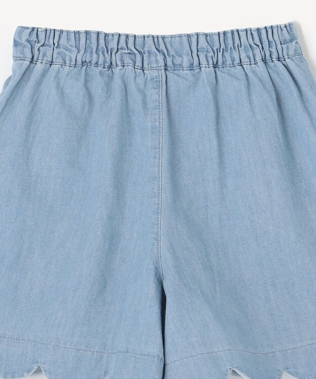 ANY KIDS 裾 スカラップ パンツ デニム