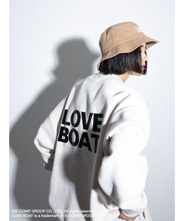 Green Parks ■別注　ＬＯＶＥ　ＢＯＡＴ　スウェットプルオーバー Ivory