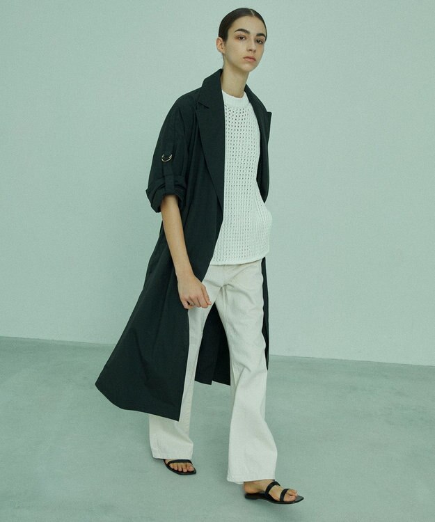 BEIGE， ORCHID / ロングコート Black