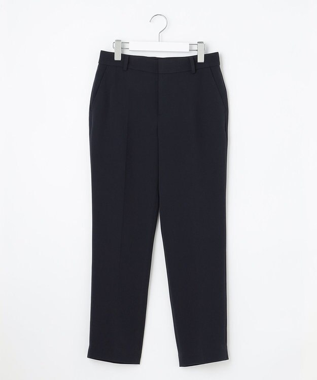 J.PRESS LADIES 【洗える】セラテリーダブルクロス テーパード パンツ ネイビー系