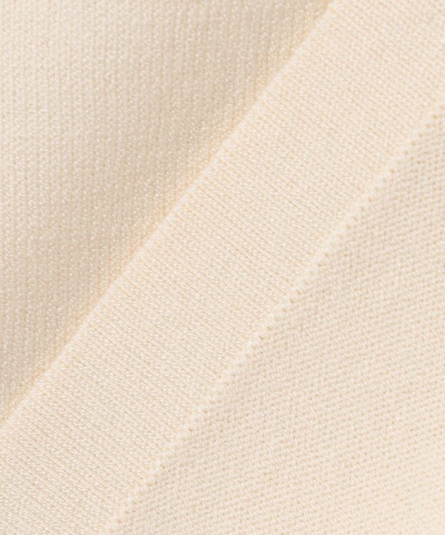 組曲 KIDS 【150-160cm】リボンインターシャニット カーディガン ベージュ系