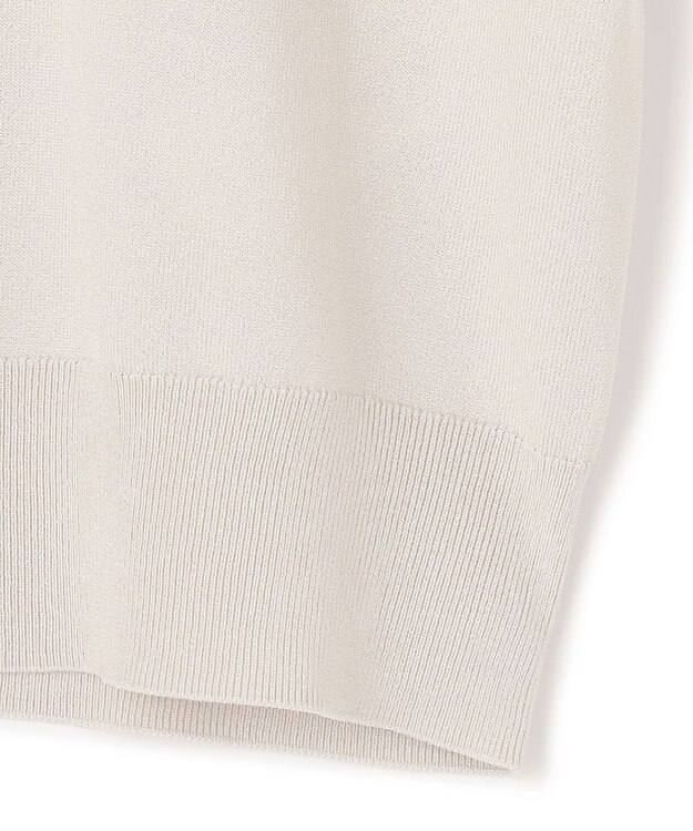 ICB 【WEB限定カラーあり・接触冷感・UVケア・洗える】 シンセティックハイゲージ Vネックプルオーバー トープ系