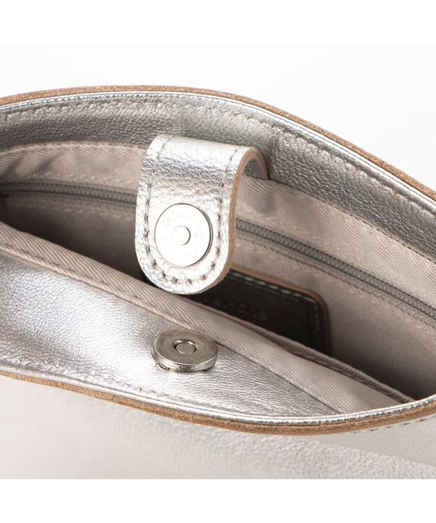 UNBILLION ペルケ perche / カラーチェーン2wayミニショルダー シルバー