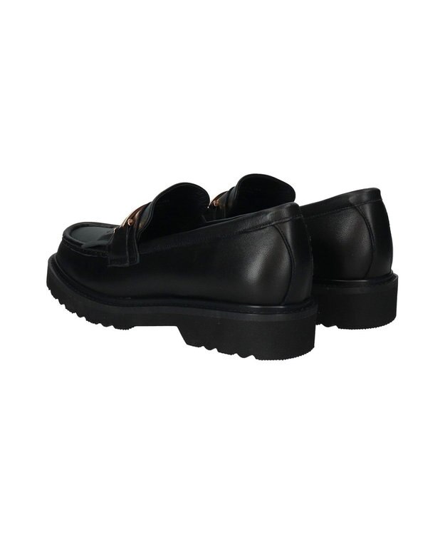 Bridget Birkin 【PARADIS COULEUR】メタルバーフリンジローファー ブラック