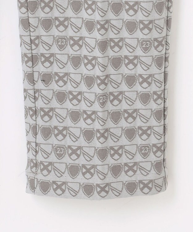 23区GOLF 【MEN】エンブレムジャガードパンツ ライトグレー系5