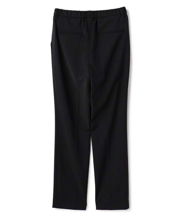 BEIGE， CELEST / ウエストゴム イージーストレートパンツ Black