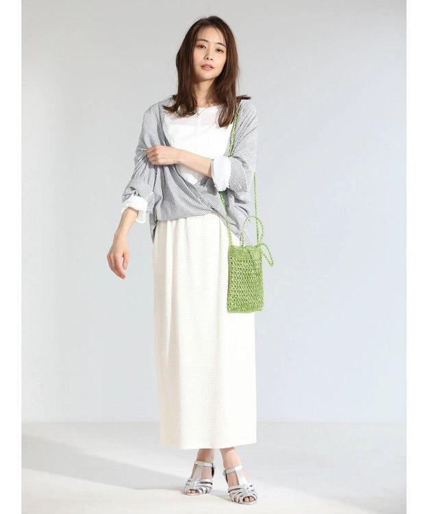 Green Parks シアーカットロンＴＥＥ Off White