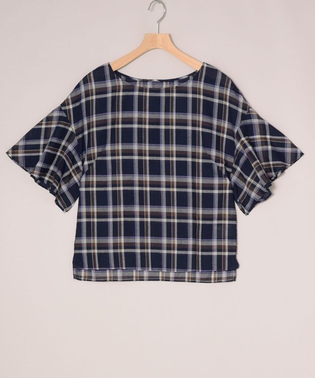 ONWARD Reuse Park 【any FAM】ブラウス春夏 ネイビー