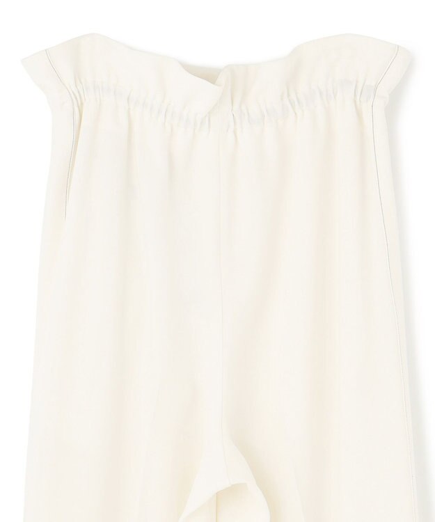 BEIGE， 【洗える・STORY 6月号掲載】RUE / ウエストゴムワイドストレートパンツ Meringue