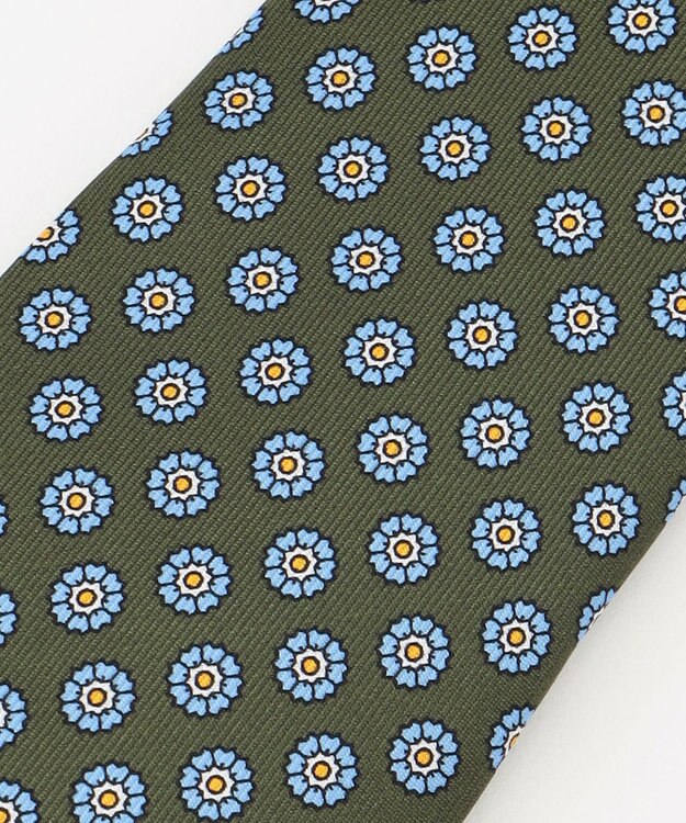 J.PRESS MEN 【ADAMLEY】花小紋ネクタイ カーキ系8