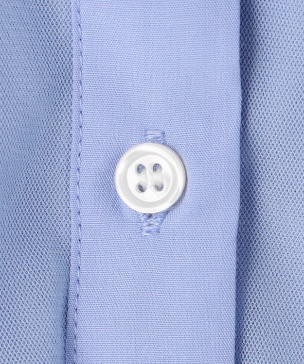 ANY L クロップドチュールコンビシャツ ブルー