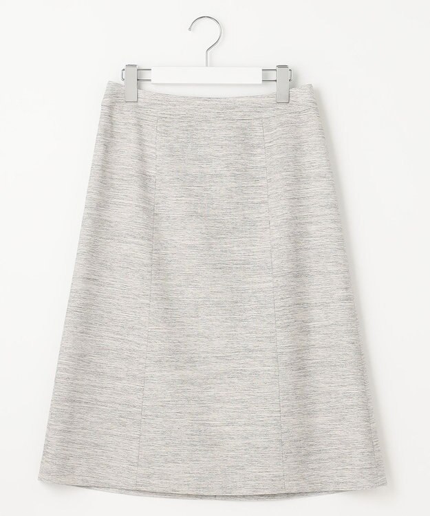J.PRESS LADIES ライトツイードストレッチ スカート ライトグレー系1