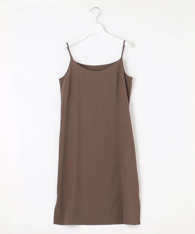 自由区 L 【WEB限定・洗える】ディフォームピケ ワンピース ブラウン系