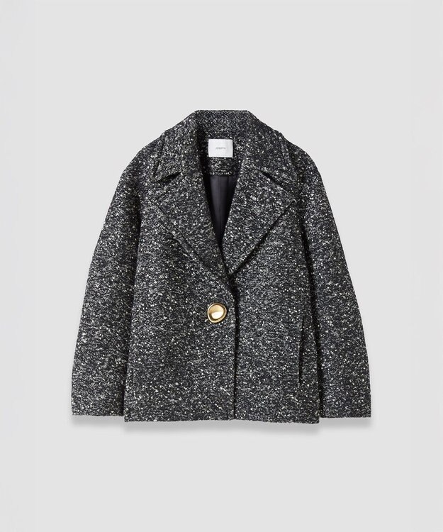 JOSEPH ドニゴール　ショートコート Black