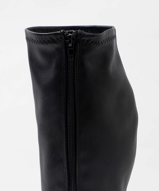 WEGO ストーム付きヒールロングブーツ ブラック