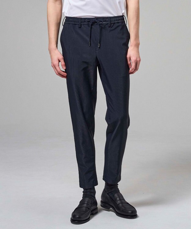 JOSEPH HOMME 【新素材】トリコードレーンストレッチ　ドロスト付テーパードパンツ / PEGG CONVERTIBLE ネイビー系