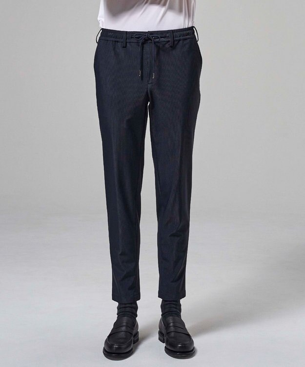 JOSEPH HOMME 【新素材】トリコードレーンストレッチ　ドロスト付テーパードパンツ / PEGG CONVERTIBLE ネイビー系