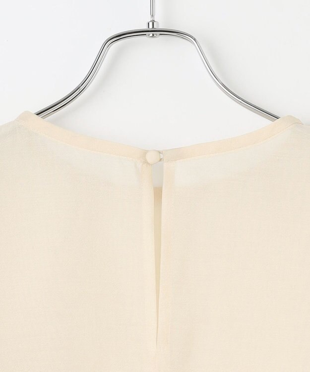 #Newans シアープルオーバーシャツ アイボリー系