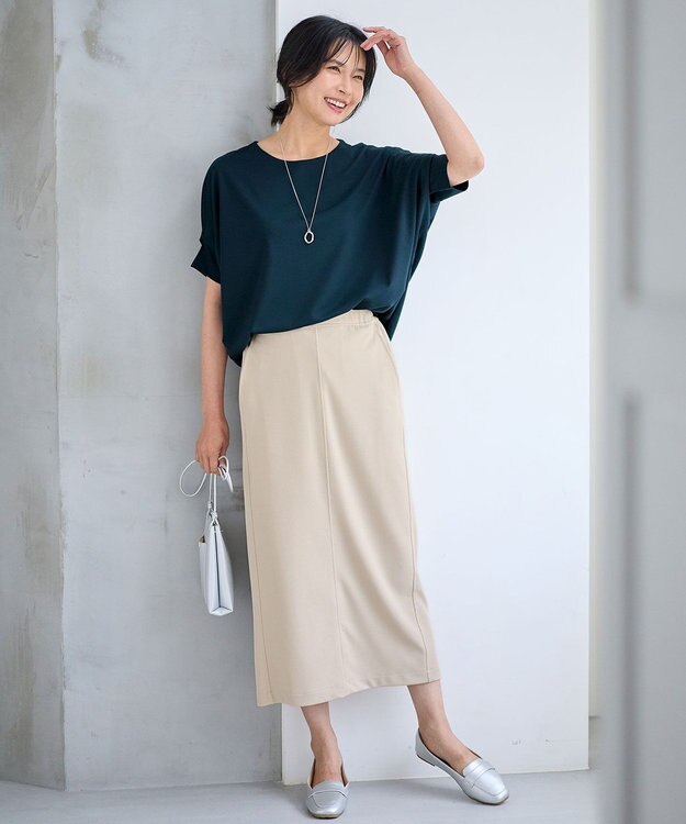 ANY L ゆるシルエットドルマンプルオーバー ネイビー