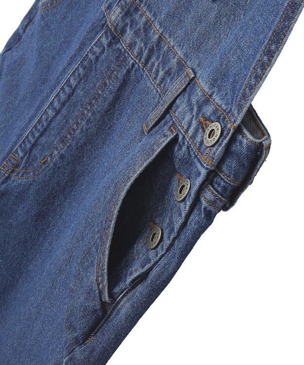 AMERICAN HOLIC ミドルオンスデニムサロペット Light Indigo