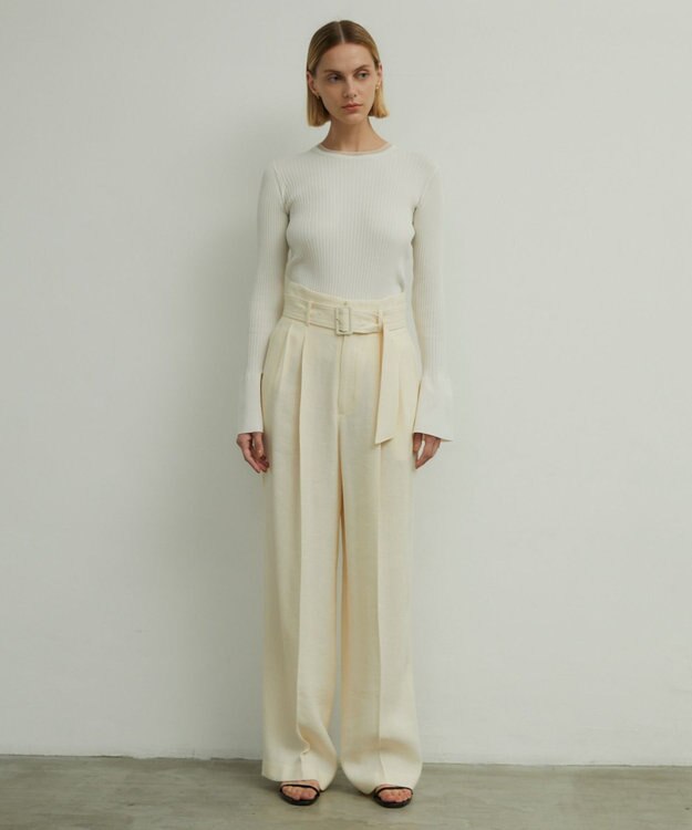 BEIGE， PAUL / ワイドパンツ Ecru