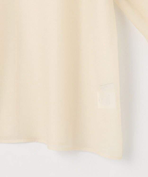 #Newans シアープルオーバーシャツ アイボリー系