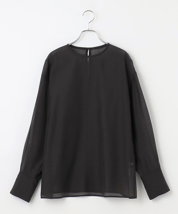 #Newans シアープルオーバーシャツ ブラック系